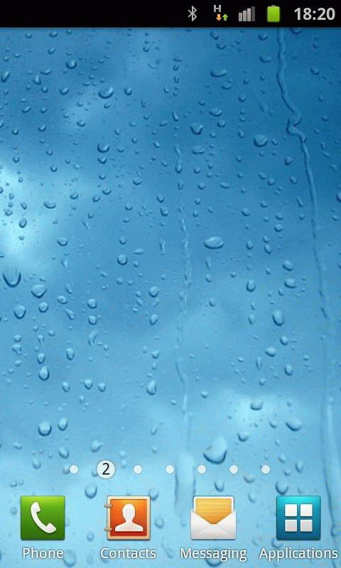 Rain Drops Android Live Wallpaper