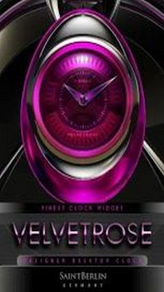 Edel clock widget ROSE