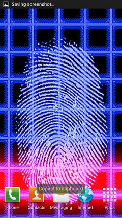 Blue Fingerprint Security