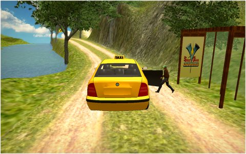 Modern Taxi Driver Hill Station