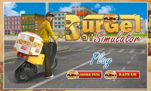 3d برغر بوي رايدر محاكي Android لعبة Apk Com Gamedude Burgerbike Simulator بواسطة Gam3dude تحميل إلى هاتفك النقال من Phoneky