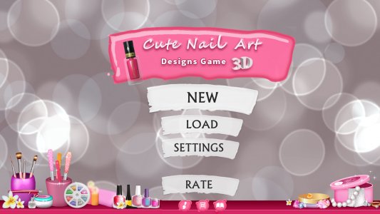 Jogo de pintar unhas salão de beleza 3D versão móvel andróide iOS