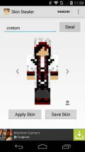 minecraft pe skin stealer download