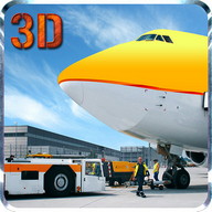 Airport Plane Ground Staff 3D