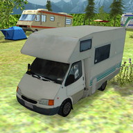 Camping RV Caravan Parking 3D