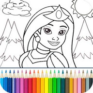 Coloriage Princesse