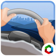 Simulator driving car