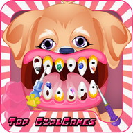 Crazy Dog Dentist - Girl Game