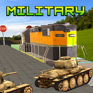 Military Tank Transport Train