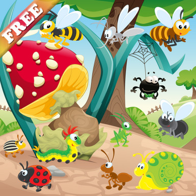 مم نفاذية النعال  الحشرات والديدان لعبة للأطفال Android لعبة APK  (co.romesoft.toddlers.memory.insects) بواسطة romeLab - تحميل إلى هاتفك  النقال من PHONEKY