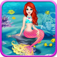 Mermaid spa games for girls