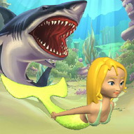 Shark Attack Mermaid