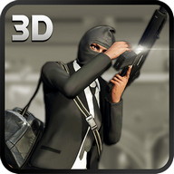crimine rapina LA polizia 3D