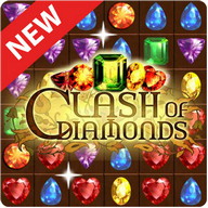 Clash of Diamonds - Match 3 Jewel Games