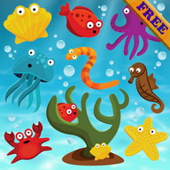 Ryby puzzle dla małych dzieci!