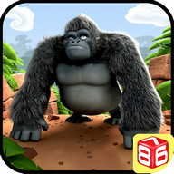 Gorilla Run - Jungle Game