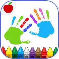 Bambini Finger Painting Art