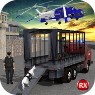 Polizeihund Transport