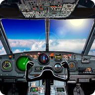 Pilot-Flugzeug-simulator 3D