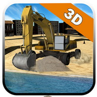 Sand Excavator Tractor 3D