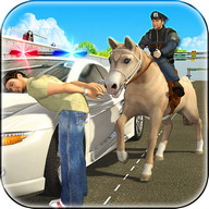 Police Horse Chase -Crime Town