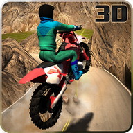 Dirt Bike Racer Up Hill 3D Sim