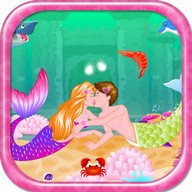 Mermaid hôn tình yêu trò chơi