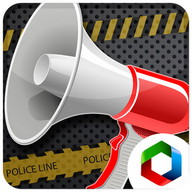 Police megaphone bullhorn