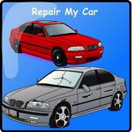 Reparieren einer Auto: BMW.
