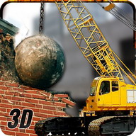 Wrecking Ball Demolition Crane