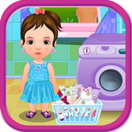 Home Laundry Girls Games