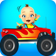 Baby Monster Truck Spiel: Auto