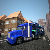 3D Car Transporter de camião