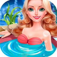 jeux de filles sirène de bain
