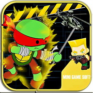 Turtles Fighting Ninja Games