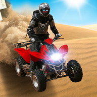 4x4 Off-Road-Wüste ATV