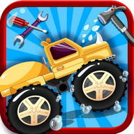 Monster Truck rửa Messy xe