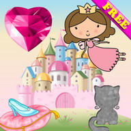 Principessa puzzle per bambini