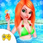 Girls Swimming Pool Party Bash