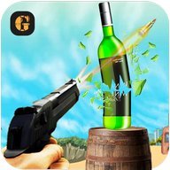 Expert Gun Bottle Shooter - Free Shooting 3D Game