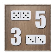Fives & Threes Dominoes