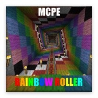 Rainbow Roller map for MCPE