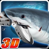 Angry Megalodon Shark 3D