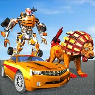 Ultimate Wild Lion Robot: Car Robot Transform Game