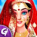 Indian Wedding Designer Sarees Beauty Salon Makeup