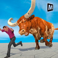 Angry Bull Attack Simulator: Animal Fighting Games