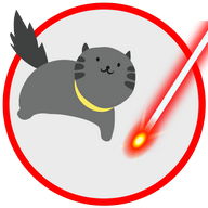 Laser for cats. Lazer pointer. Cat toy simulator