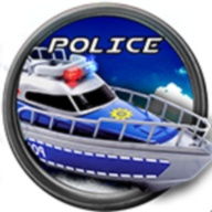 Emergency Police Boat Drive 3d