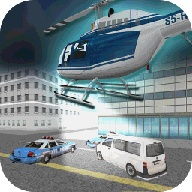 City Police Helicopter 3D