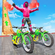 Superhero Bike Stunts Game